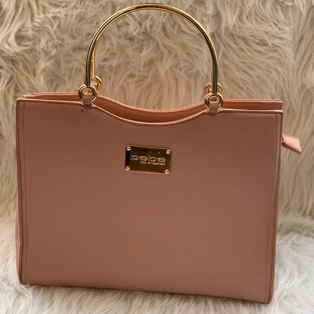 Adorable Structured Blush Handbag